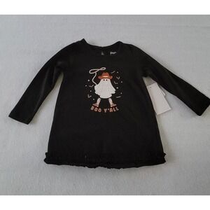 Planet Cotton Toddler Girls Size 2T Halloween Boo Y'All Ghost Country Western...